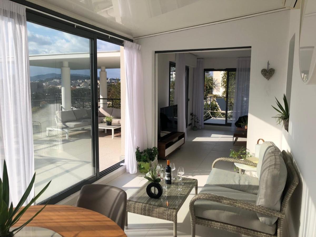 Appartement Montfleury, 2 Terrasses, 2 Chambres , 2 Sdb , Pkg Prive Piscine, 15 Min Walk To Croisette Beach And Palais Des Festivals Cannes Exterior foto